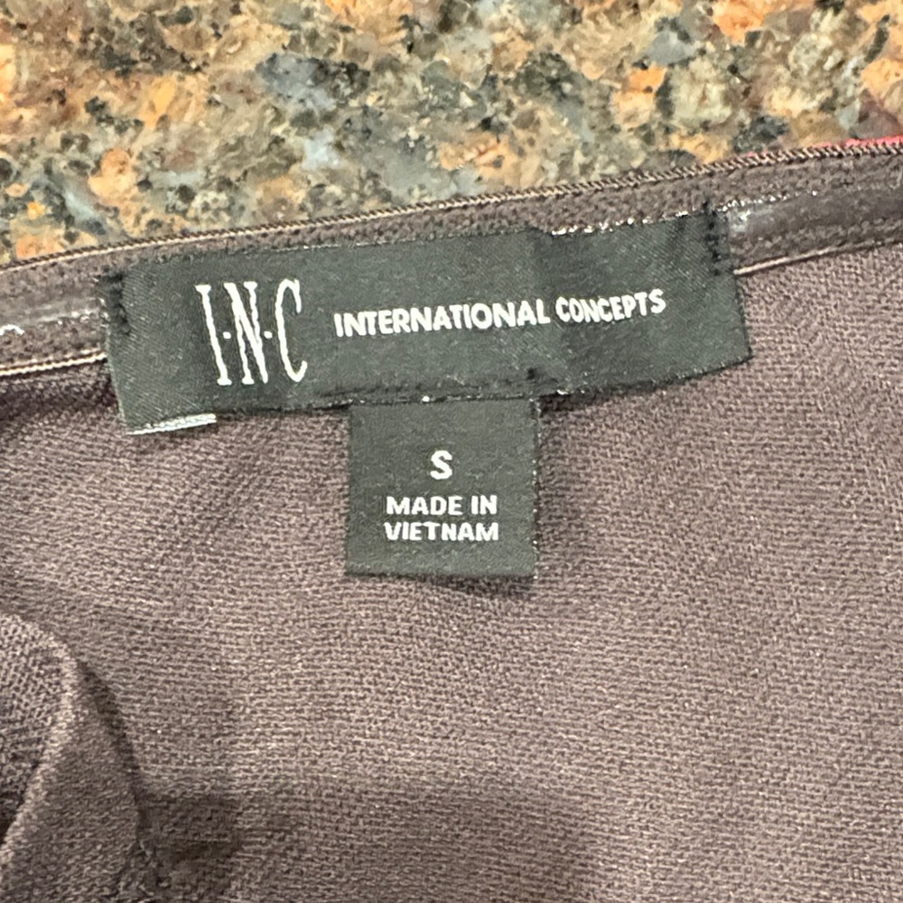 NWOT INC International Concepts Women's Halter Top - Black and Pink - Picture 3 of 3